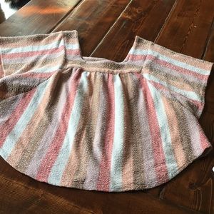 Madewell butterfly sleeve top